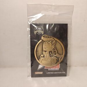 Jojos Bizarre Adventure Josuke Higashikata Gold Emblem Enamel Pin Official Badge